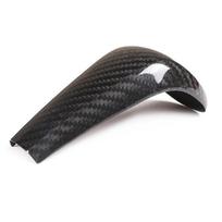 Anglies pluošto automatinio pavarų perjungimo rankenėlės galvutės dangtelio apdailos lipduko vidaus apdaila, skirta BMW E90 E92 E93 E87 X1 E84 automobilių priedams Carbon Fiber