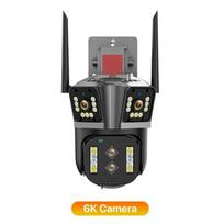 Nauja EU 6K HD WIFI IP kamera 16MP 10X hibridinio priartinimo automatinio sekimo PTZ kamera lauko keturių objektyvų trijų ekranų apsaugos kamera namų apsaugos įrašymo priemonė 6K Camera