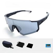 Large Frame Glasses for Riding Polarized Sunglasses Outdoor Sports Sunglasses Men's and Women's Riding Goggles Road Bike pink