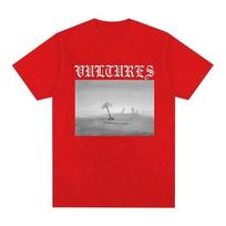2024 Kanye West Vultures New Song and Album Cover T Shirt Unisex Women  Gothic Loose T-Shirts Hip Hop Punk Style Tees Streetwear 4XL
