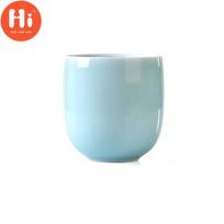 Japoniškas Longquan Celadon arbatos puodelis Kung Fu arbatos rinkinys Keraminis Creative Office vandens puodelis Rankų darbo porcelianinis arbatos dubenėlis dovanų gėrimams