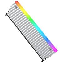 5V 3PIN ARGB RAM Radiatoriaus aušintuvas Aura Sync aliuminio lydinio DDR2 DDR3 DDR4 DDR5 stalinio kompiuterio atminties modulio radiatoriaus kompiuterio priedai sidabras