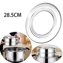 Virtuvinis garinimo žiedas, skirtas garintuvams, garlaivio virimo adapteris virš puodų Dim Sum garlaivių Outer Dia.  31cm