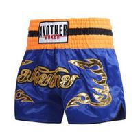 Muay Thai bokso šortai vaikams, suaugusiems, moterims, vyrams, treniruotėms, kovojant, kikboksui L karališkos mėlynos spalvos