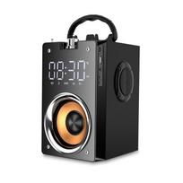 „Super Bass Bluetooth“ garsiakalbiai, nešiojama kolonėlė, didelės galios 3D stereo žemų dažnių garsiakalbio muzikos centro palaikymas AUX TF FM radijas HIFI BoomBox juoda