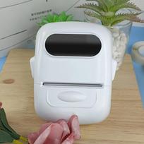 P50 lipdukų lipdukų spausdintuvas mini nešiojamas terminis etikečių spausdintuvas Bluetooth belaidis ženklinimo aparatas, ženklintuvas arba 3PK etiketė balta