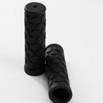Visiškai naujas dviračio rankenos vairas 22 mm neslystantis guminis laikiklis dviračio rankena vairas juodas ilgis apytiksliai. 102mm Guma CHINA white