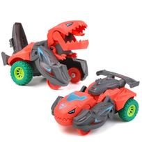 Dinozaurų mašina Transformuojama mašina Žaislai Inercinis slydimas Vienu žingsniu veiksmas Susidūrimas Transformacija Mini Tyrannosaurus Rex Transporto priemonės Žaislas Vaikams