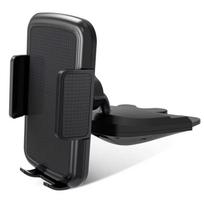 360 rotacinio automobilio kompaktinio disko lizdo telefono laikiklio stovo laikiklis, skirtas iPhone 15 14 13 12 Pro Max Samsung Galaxy S24 S23 S22 S21 A13 A14 A15 A53 A54 A55 Xiaomi laikiklis juoda