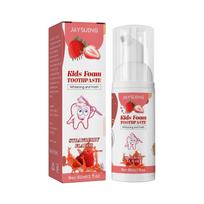 Vaikiška dantų pasta su putplasčiu dantų pasta vaikams, 60 ml, speciali pieninių dantų apsauga Vaikiška dantų pasta su mažu fluoro kiekiu A