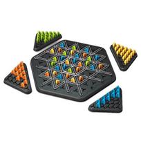 Guminės juostos trikampis stalo žaidimas Geometrijos mokymasis, susitelkimas, logika black