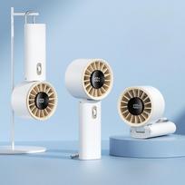 Vasarinis nešiojamas rankinis turbo ventiliatorius 100 vėjo greičių reguliuojamas mini asmeninis ventiliatorius su baterijomis valdomas elektrinis blakstienų ventiliatorius