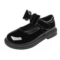 Odiniai batai mergaitėms Natūralios odos juodi princesiški batai Campus Shoes Little Girl Performance Batai 26