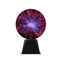 8 colių plazminis rutulys, statinis elektros rutulinis jutiklinis garsui jautrus plazminis gaublys, USB priedas vakarėliui 8 Inch