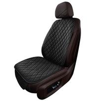SEAMETAL automobilio sėdynės užvalkalas dirbtinės odos sėdynės pagalvėlė su atlošu kvėpuojančia automobilio sėdynės apsauga front seat+backrest juoda