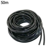 50M sodo laistymo žarna 1/4  4/7mm PVC žarna mikro lašelinio laistymo vamzdeliai purkštuvai vejos augalai gėlių šiltnamio vamzdis 50m