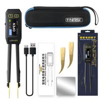 FNIRSI LCR-ST1 Mini Išmanusis Pincetas LCR SMD ESR Testeris Varžos Talpos Induktyvumo Nuolatinumo Diodo Testas Matavimo Įrankiai juoda