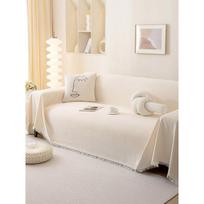 High-end and Stain-resistant Black Chenille Sofa Cover Cloth Sofa Towel, Universal One-piece Full Cover Sofa Blanket for All Seasons 180*130cm