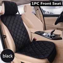 Automobilių sėdynių užvalkalai Paprasti Patogūs automobilio priekinė galinė pagalvėlė Neslystanti šilta pagalvėlė automatinė pagalvėlė 1PC Front Seat juoda