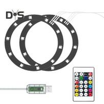 RGB LED šviesos juostelė, skirta PS5 plonam diskui ir skaitmeniniam leidimui, 8 spalvų 400 efektų, „pasidaryk pats“ lankstus žaidimų konsolės spalvų keitimo dekoravimo lempos žiedų rinkinys Sets