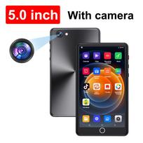 Nešiojamas WiFi MP4 grotuvas su kamera 16G atmintis Bluetooth 5.0 viso jutiklinio ekrano FM radijas / naršyklė / fotografas / muzikos grotuvas 16GB juoda
