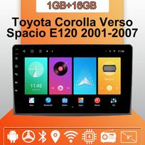 Android Carplay automobilinis radijas, skirtas Toyota Corolla Verso Spacio E120 2001-2007 Multimedijos grotuvo galvos blokas Stereo GPS navigacija BT WIFI 2+32GB 1+16GB
