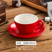 150 ml Espresso kavos puodelių rinkiniai Aukštos klasės Paprastas Europos stiliaus puodelis Storas Spalvotas Glazūruotas Keraminis Kapučino Gėlių puodeliai Latte 150ml