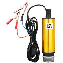 DC 12V/24V panardinamasis siurblys dyzelino alyvos vandens pumpavimui 51mm vandens alyvos dyzelinio kuro perpylimo siurblys 12V