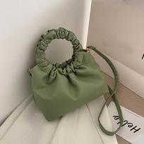 Pavasarinis klostuotas debesų krepšys moterims Minkšta odinė pečių rankinė Madingi prekių ženklai Crossbody Bag Designer rankinės gray