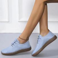 Kedai Moteriški Batai Platforminiai Loferiai Suvarstomi Odiniai Balerinos Batai Madingi Pavasariniai Kasdieniai Mamos Batai Mujer Zapatos Chaussure Femme 39