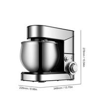 5 l virtuvės maisto stovo maišytuvas 1200 W 6 greičių nerūdijančio plieno dubuo namų grietinėlės kiaušinių plakimo maišytuvas pyrago tešlos duonos maišytuvas