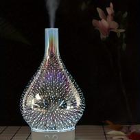 3D essential oil diffuser, cold mist humidifier, ultrasonic aromatherapy, 7 color-changing LEDs, automatic shutdown without water, timer setting Variety of colors