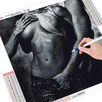 5D „pasidaryk pats“ deimantinė tapyba Seksuali meilės kryželiu siuvinėjimo mozaika 30*30cm