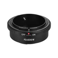 FD-EOS M objektyvo tvirtinimo adapterio žiedas, skirtas Canon FD objektyvui į Canon EOS M serijos fotoaparatus, skirtas Canon EOS M M2 juoda