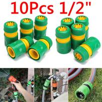 10 vnt Žarnos sodo čiaupo vandens žarnos vamzdžio jungtis Greito prijungimo adapterio jungtis Laistymo 1/2 colio 10pcs