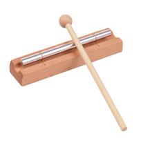 Toniniai mediniai varpeliai su plaktuku mušamuoju instrumentu maldai jogos meditacijai muzikinis varpelio žaislas vaikams mokytojams  Klasės priminimo skambutis 1-tone Chime