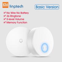 „Linptech“ savarankiškai maitinamas belaidis durų skambutis, savaime generuojantis elektrą, skambėjimo tonas be baterijos, be laido, pagrindinė versija Basic Version