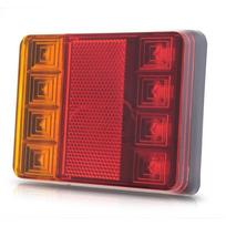 2Vnt Automobilių LED galinių žibintų stabdymo galinis žibintas valties priekaba sunkvežimio karavanas, atsparus vandeniui 2 pcs