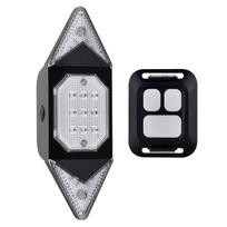 LED posūkio signalas dviračio žibintas, USB įkraunamas galinis žibintas su posūkio indikatoriumi, atsparus vandeniui juoda