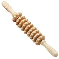 Wood Massager Roller rankinis masažo trigerio taško raumenų atpalaidavimo ritininis masažuoklis