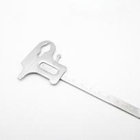 Dantų matuoklis ortodontinis vainikas, matuojantis dantų dydį tarpų Vernier Manual type