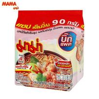 Mama greitai paruošiamų makaronų krevečių Tom Yum skonio (Didelė pakuotė) 90 gx 4 vnt / 8 vnt / 16 vnt - Tailandietiškas maistas 90 g x 4 pcs