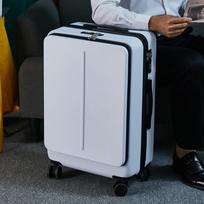 NAUJAS 20  24  riedantis lagaminas su nešiojamojo kompiuterio krepšiu Verslo kelionių lagaminas Vyriškas universalus ratinis vežimėlis PC Box vežimėlio bagažo rinkinys 20inch brown