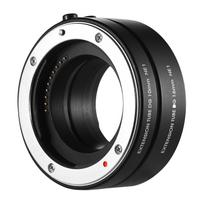 FOTGA NE19(AF) 10-16 makro prailginimo vamzdžio žiedų rinkinys 10 mm + 16 mm automatinio fokusavimo reguliuojama diafragma juoda