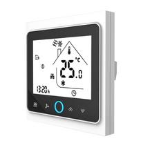 Keturių vamzdžių „Wi-Fi“ balso išmanusis kambario termostatas skaitmeninis programuojamas temperatūros valdiklis BAC-002EL