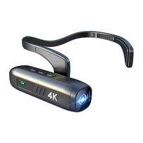 4K 30FPS ant galvos pritvirtinta kamera Nešiojama WiFi vaizdo kamera Kamera Internetinė kamera 120 laipsnių plataus kampo objektyvas juoda