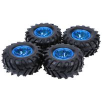 4 vnt./komplektas 1/10 Monster Truck padangos, skirtos Traxxas HSP Tamiya HPI Kyosho RC modelio automobiliui