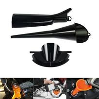 3 vnt. Motociklo karterio pildymo piltuvėlis + Pirminio dėklo alyvos pildymo piltuvėlis + Alyvos filtro piltuvėlis Harley Touring Sportster Dyna funnel cover Set C orange