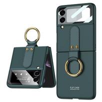 Magnetinis dėklas, skirtas Samsung Galaxy Z Flip 3 4 5g dėklas, atsparus smūgiams plastikinis kietas prabangus dangtelis, skirtas Samsung Z Flip4 Flip3 For Galaxy Z Flip 3