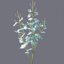 Dirbtinės Gėlės Šilkinė Šokanti Orchideja Ilgas Kotas Aukštoms Vazos Stalo Viduriui Vestuvėms Namų Šventei Šventinė Vasaros Rudens Dekoracija HQ-160-blue-